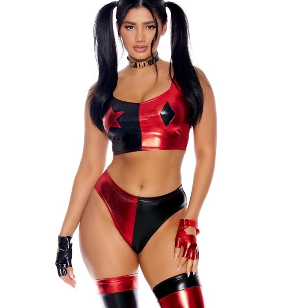 Harley Quinn 🔥 costume where’s Puddin Forplay Fashion Nova Cosplay Halloween